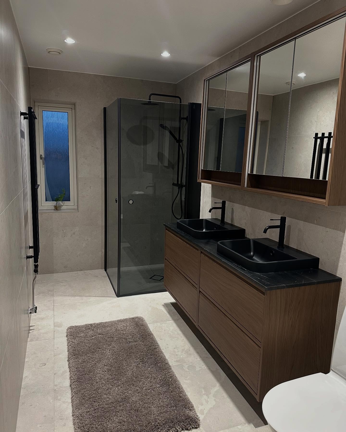 Badrumsrenovering — efter